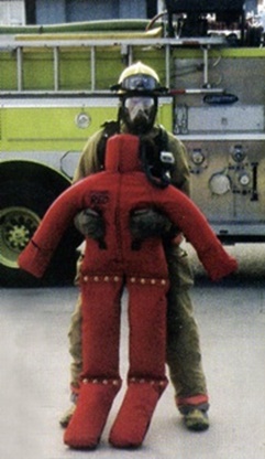 Firefighter and Rugged Red